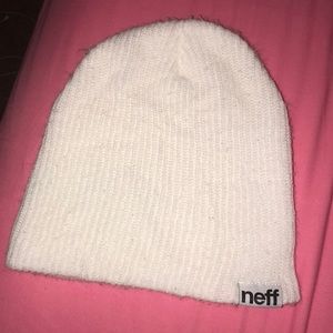 White neff hat